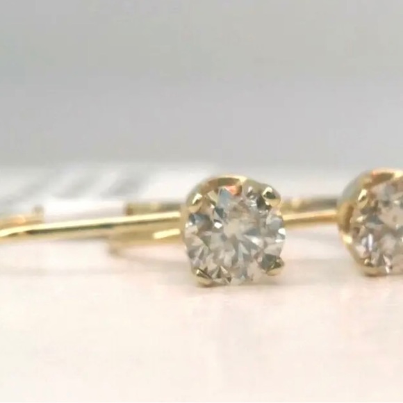 DIAMOND EARRINGS NATURAL DIAMOND BRAND NEW - Picture 12 of 14